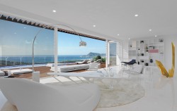 Дизайнерская вилла 560 кв. метров с видом на море в Алтее
