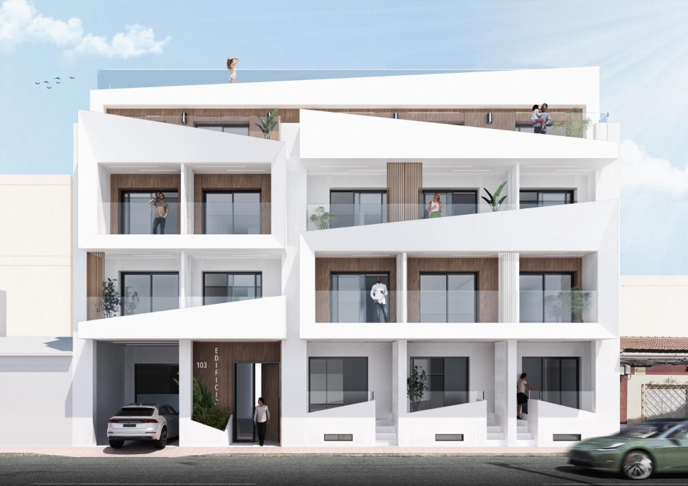 Современные квартиры в 250 м от Playa del Cura en Torrevieja